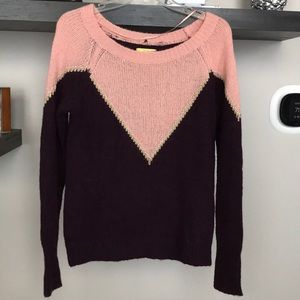 DONATING TOMORROW Vera wang purple pink sweater